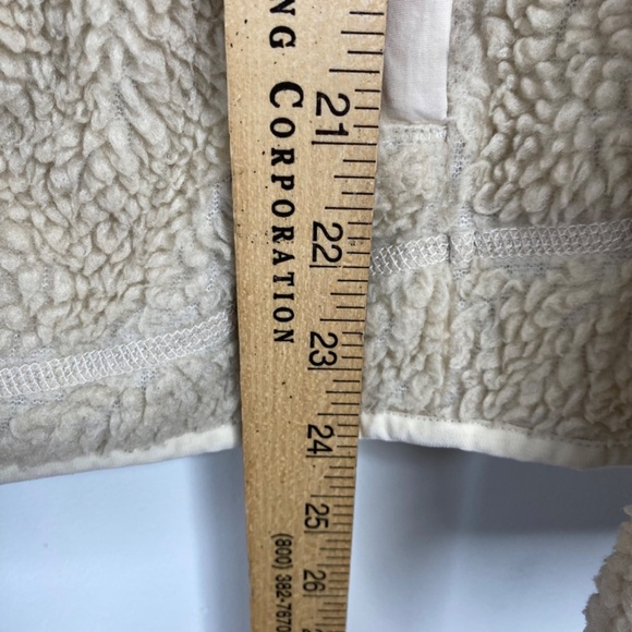 Patagonia Retro-X Full Zip Fleece Jacket M High Deep Pile Sherpa Cream Teddy - Picture 9 of 12